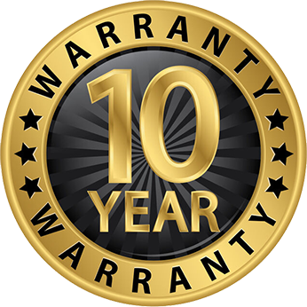 10 year warranty symbol